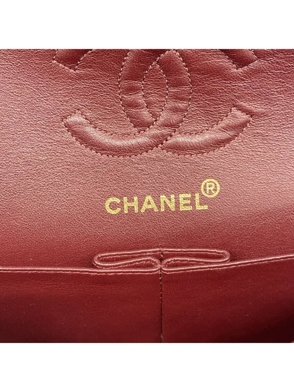 Chanel Shoulder Bag Quilted Lambskin Black Gold